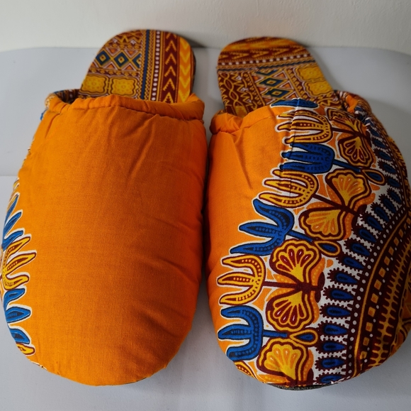 Ankara Print Bedroom Slippers - Picture 3 of 3